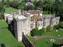 Walls enclosing Privy Garden immediately to South of the Inner Court of Thornbury Castle