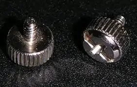 Thumbscrews from an ATX PC case