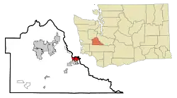 Location of North Yelm, Washington