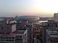 Tianjin Olympic Stadium from afar, 2008