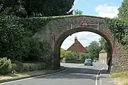 “The Arch” over Main Street in Ticknall