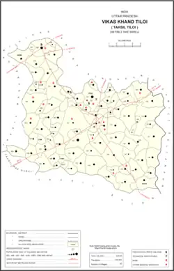 Map showing Pure Manga (#094) in Tiloi CD block