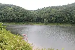 Tionesta Lake, south of Tionesta Borough