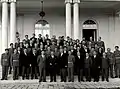 President Tito with People's Heroes from PR Serbia and PR Macedonia (1955)