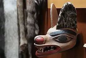 Tlingit Ceremonial Mask, Southeast Alaska Discovery Center, Ketchikan, Alaska