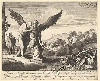 Tobias Blessed by Blind Tobit, from The Story of Tobias