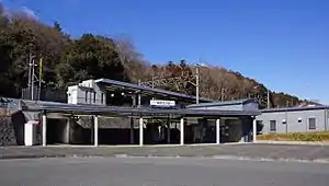 Tōbu-Takezawa Station in February 2017