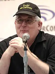 McCaffrey at the 2023 WonderCon