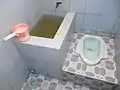 Squat toilet in Indonesia