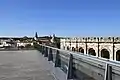 View from the museum towards the Arena of Nîmes