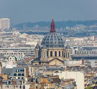 From the Arc de Triomphe