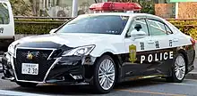 Toyota Crown assigned to traffic duty in Tachikawa