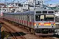 9020 series set 9021 (formerly 2101) on the Oimachi Line, December 2021