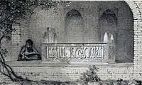 Tomb of Sheikh Saadi by Eugène Flandin, 1851