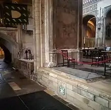 tomb in Norwich Cathedral