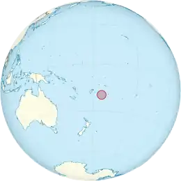 Location of Tonga