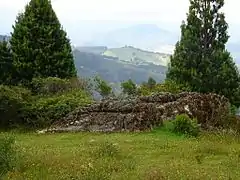 Rock formation where the Tortolitas are made