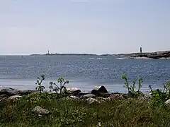 Two local Torungene lighthouses that inspired the coat of arms