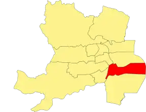 Location of the ward