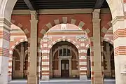 Henry IV courtyard, arcades.