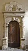 Saint-Nicolas church, interior door (1562).