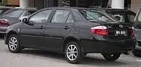 Toyota Vios (NCP42; facelift, Malaysia)