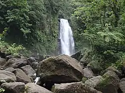 Trafalgar Falls at Morne Trois Pitons National Park