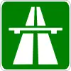 Highway sign in Greece