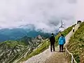 Trail on the Nebelhorn