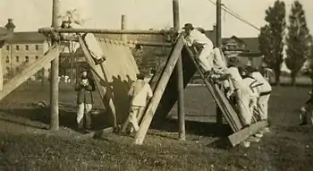 Obstacle course training at the Royal Military College of Canada