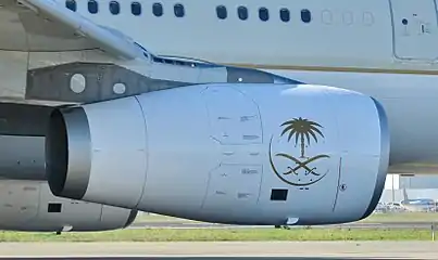 Rolls-Royce's Trent 700 features a mixed exhaust.