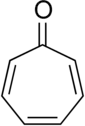 Tropone – composed of cycloheptatriene ring and carbonyl group.