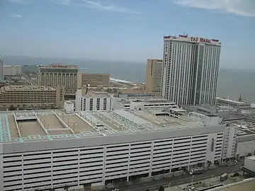 The Taj Mahal, as seen from the Fairfield Resorts