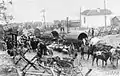 German and Bulgarian troops near the Casino boardwalk during World War I