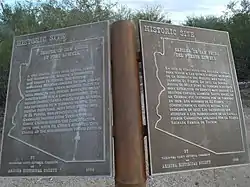 The San Pedro Chapel National Register of Historic Places Marker.