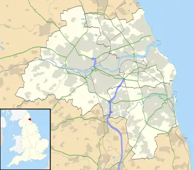 South Gosforth is located in Tyne and Wear