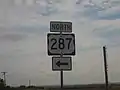 US 287 runs northwest-southeast through Childress, located equidistant from Amarillo and Wichita Falls.