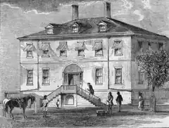 Original U.S. Treasury building.