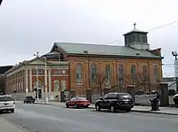 School of Law is beside Ss. Peter & Paul Jesuit Church