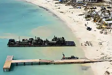 Royal Logistics Corps Mexflote arrives in Anguilla