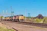  UP 6521 with a trailing x Southern Pacific AC44CW