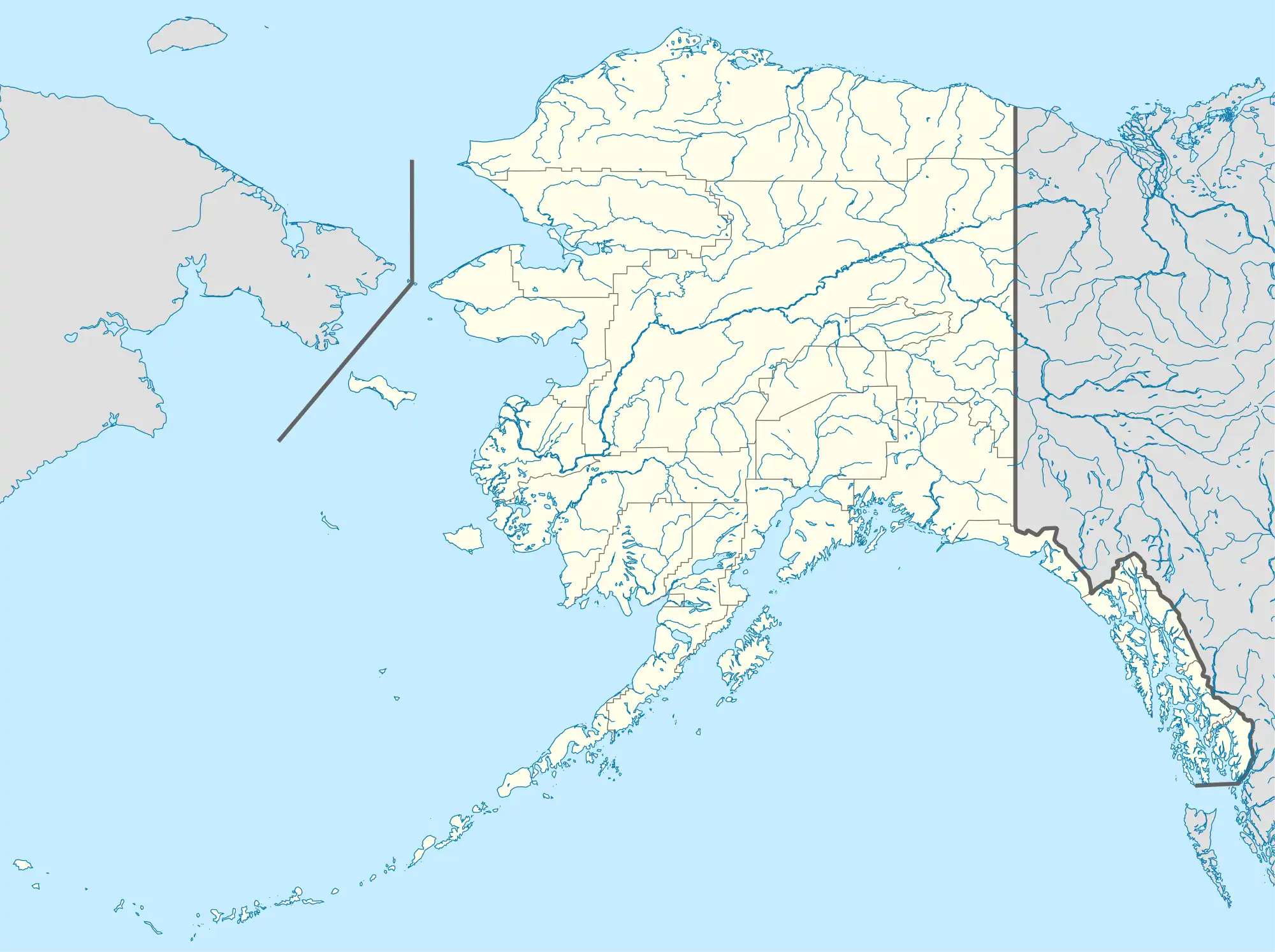 Adak is located in Alaska