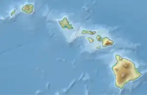 Location of Kīholo Bay on the Big Island of Hawaii.