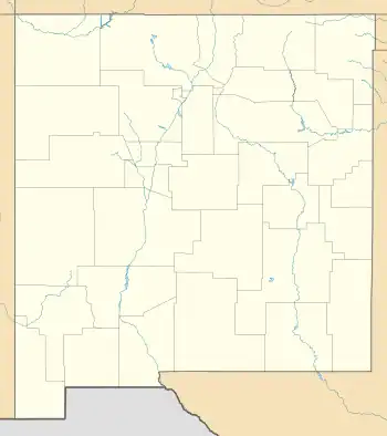 Trinity (nuclear test) is located in New Mexico