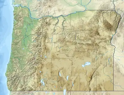 Location of Junipers Reservoir in Oregon, USA.