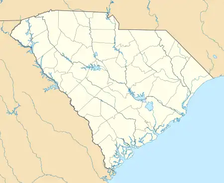 Map showing the location of Conestee Nature Preserve