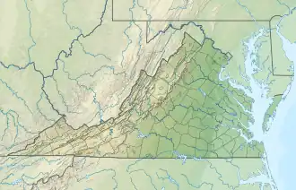 Cedar Creek (James River tributary) is located in Virginia