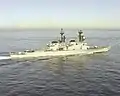 USS Hewitt off San Diego 1981