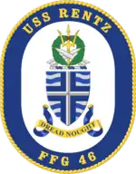 USS Rentz crest