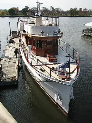 USS Sequoia in Gangplank Marina (now called Oaisis Marina) in 2008